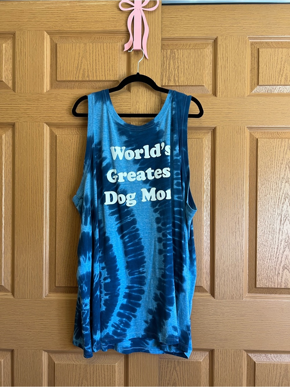 torrid Blue Tie-Dye "World's Greatest Dog Mom" Tank